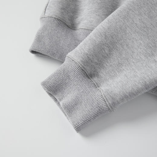 ROMI STUDIO“美式休闲”高克重棉加绒加厚花纱套头卫衣 RWBWSH1579 商品图3