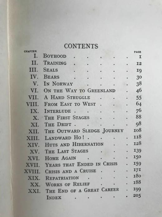 1933年 挪威探险家弗里乔夫·南森传 4幅插图 布面精装32开 商品图6