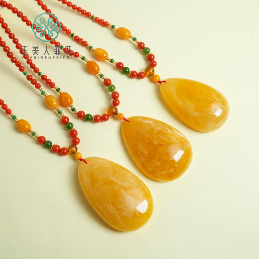 蜜蜡水滴吊坠 商品图0