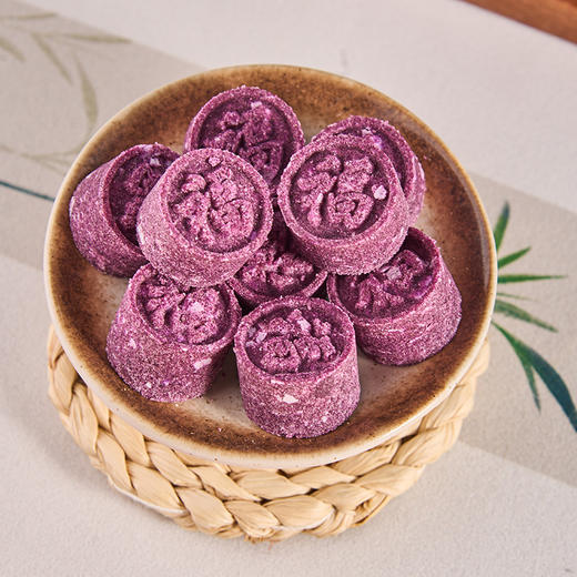 紫薯丝苗米饼 260g 松软香甜 商品图3