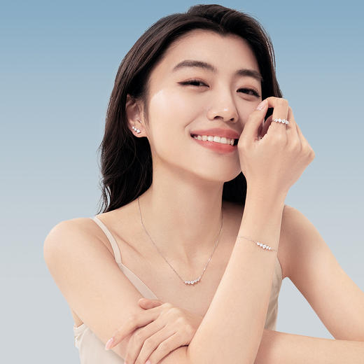 【培育钻石】FANCI范琦 璀璨星点18K金镶嵌培育钻石手链 送女友礼物 商品图3
