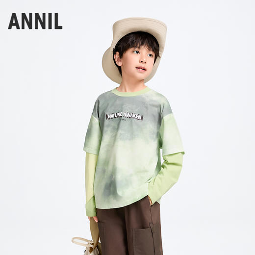 男童圆领长袖针织衫春季新款安奈儿童装实体店同款AB511512 商品图1