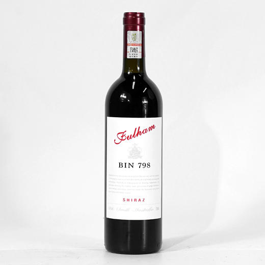 澳大利亚 富勒姆BIN798干红葡萄酒 14.5度进口红酒  750ml*1支（裸瓶） 商品图2