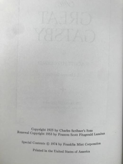 含藏书票限量版！菲茨杰拉德《了不起的盖茨比》 豪华皮装32开 商品图4