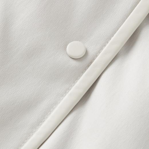 ROMI STUDIO北海道超轻白鹅绒正反两穿中长款羽绒外套 W2340 商品图3