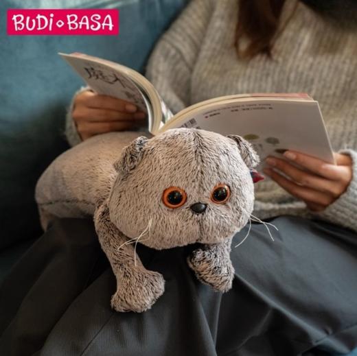BUDIBASA巴迪宝思宝喜可猫毛绒长条抱枕，40cm 商品图1