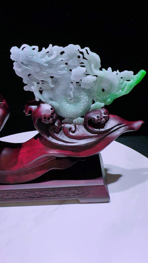 620795翡翠摆件【龙腾盛世】 商品图5