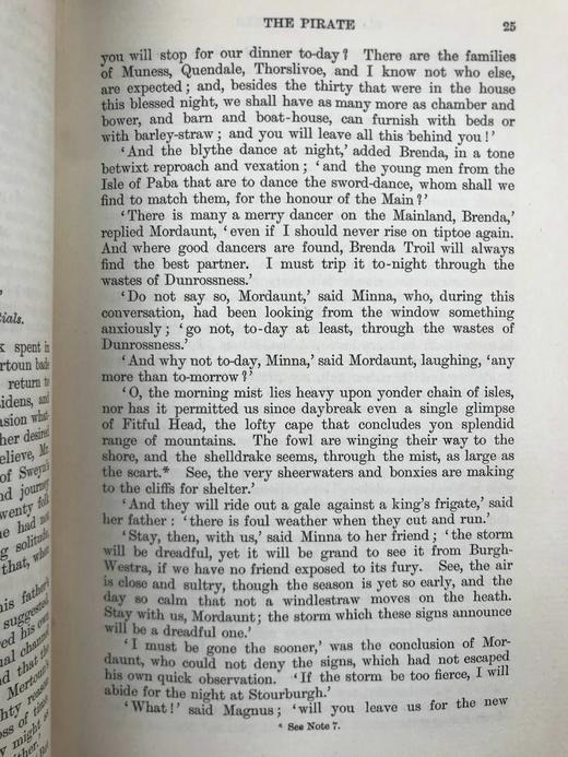 1897年 司各特《海盗》 1幅插图 真皮精装32开 商品图4