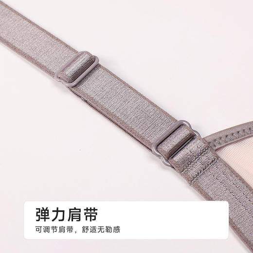 都市丽人内衣超薄蕾丝聚拢升杯软钢圈常规文胸YBH2C8 商品图6