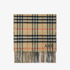 【二】BURBERRY 巴宝莉 女士双面对比格纹羊绒围巾 格子色 8095702 B9719 商品缩略图1