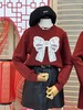 【门店同款】ENJOY冬季“漂亮朋友”氛围感钉珠蝴蝶结毛衣 160598574 商品缩略图6