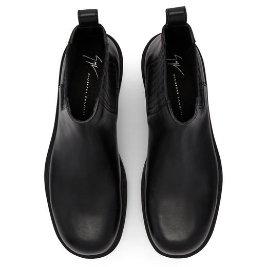 Giuseppe Zanotti 男士签名徽标休闲短靴 黑色 IU40012001 商品图3