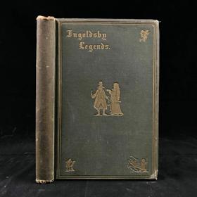 1885年 托马斯·英格斯比《玄怪录》 克鲁克香克、里奇等名家50幅插图 漆布精装32开