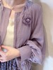 行走的浪漫 微光感醋酸梭织面料轻盈轮廓感外套 莫奈紫 商品缩略图0
