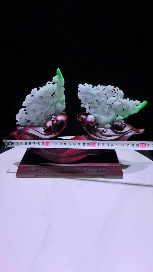 620795翡翠摆件【龙腾盛世】 商品图1