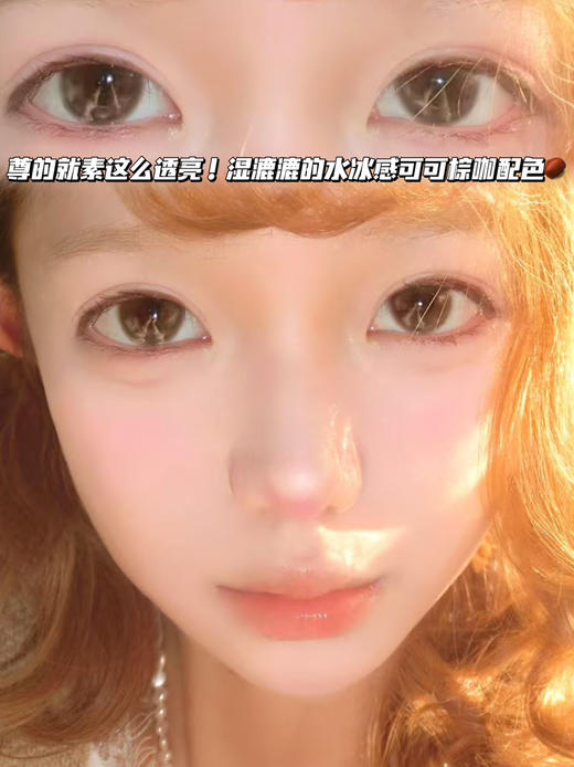 Coconut Brown 柔光可可棕「含硅水凝胶」半年抛型 700/750/800/850/900/950/1000度缺，其他度数货全！ 商品图0