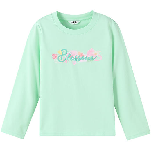 女童圆领长袖针织衫春季新款安奈儿童装AG511567 商品图7