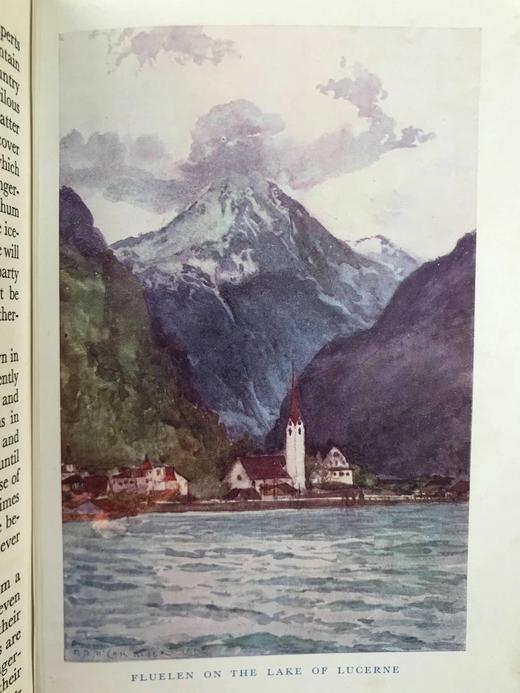 1951年 瑞士风物志 4幅彩色9幅黑白插图 精装32开 商品图8