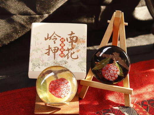 岭南荔枝押花冰箱贴 商品图2