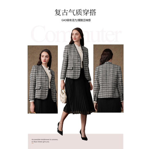 乔万尼秋冬新款经典小香风外套EM4B553 商品图3