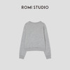 ROMI STUDIO“美式休闲”高克重棉加绒加厚花纱套头卫衣 RWBWSH1579 商品缩略图1