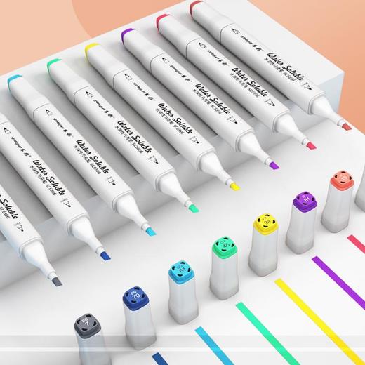 【开学季】水性双头马克笔套装 国检无毒孩子涂鸭绘画 （多款可选） 商品图2