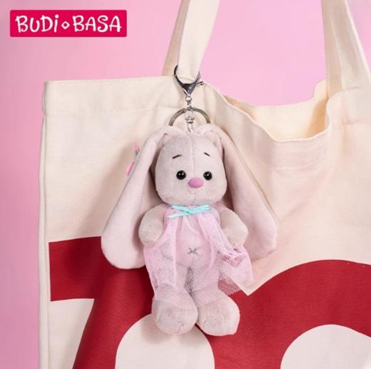 BUDIBASA巴迪宝思狗Vakson+绿色领结毛绒钥匙扣 商品图2