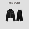 ROMI STUDIO “裸肤挚爱” 法式撞色睡衣套装 23AWT078/23AWK079 商品缩略图0