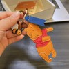 现货❤️迪家限定｜日本小众设计师Gente*小熊维尼可爱包挂钥匙挂🐻！盒子后配 商品缩略图2