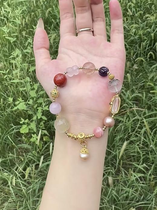 6个款式！！新款的雍和宫玛瑙水晶朱砂手串 每个款寓意不同  带防尘包装 商品图0