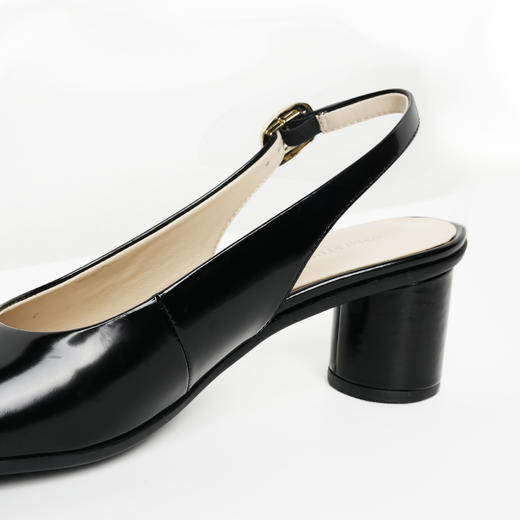 ROMI STUDIO”法式优雅“开边珠牛皮拼羊皮圆头玛丽珍鞋24SSS044 商品图3