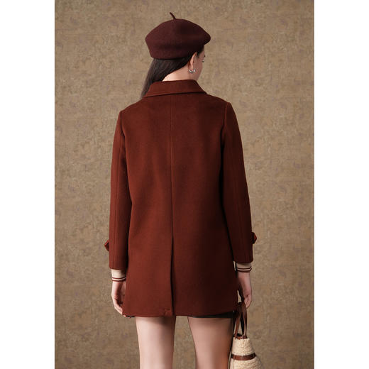 【100%绵羊毛】乔万尼羊毛大衣新款毛呢外套EM4A582 商品图4