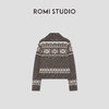 ROMI STUDIO“冬日松弛”100%澳洲进口绵羊毛费尔岛外套 RWBWST1475 商品缩略图1