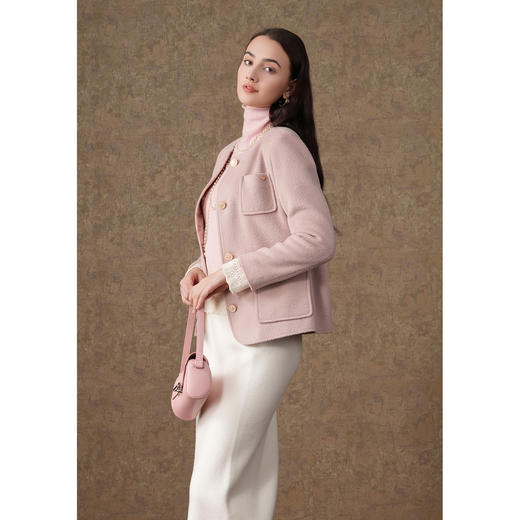 乔万尼绵羊毛小香风外套精致EM4B579 商品图5