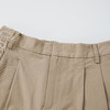 ROMI STUDIO卡其色直筒休闲裤女高腰显瘦棉质宽裤子L224P213 商品缩略图2