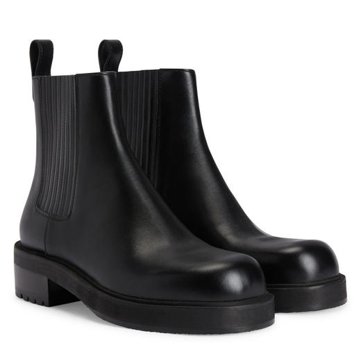 Giuseppe Zanotti 男士签名徽标休闲短靴 黑色 IU40012001 商品图1