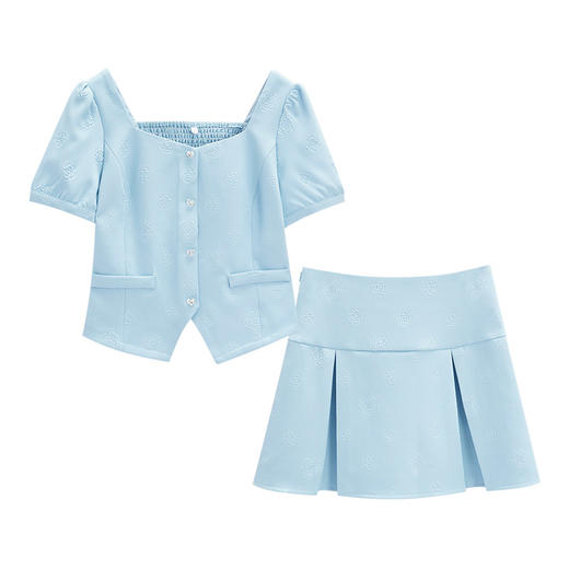 IEF/爱依服2025套装 春季 韩版名媛气质通勤百搭显瘦上下套裙D40970 商品图5