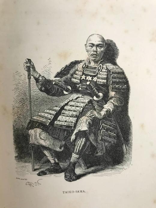 含中国内容！1879年 胡布纳《环球漫步》 23幅插图 漆布精装32开 商品图13