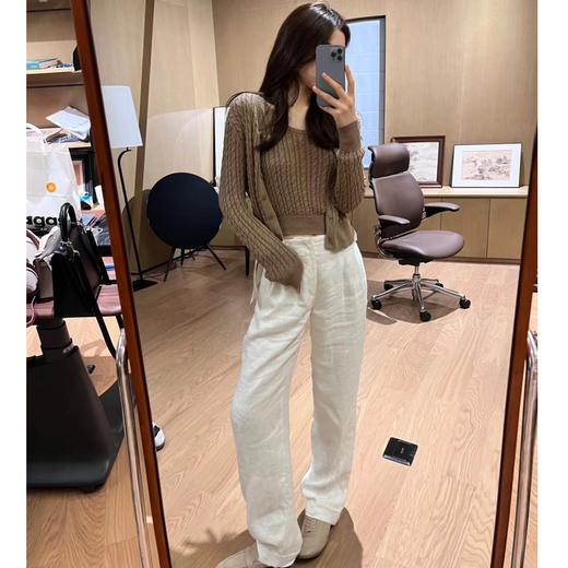 ROMI STUDIO“随性松弛感”100高捻棉百搭镂空针织吊带背心M3754 商品图1