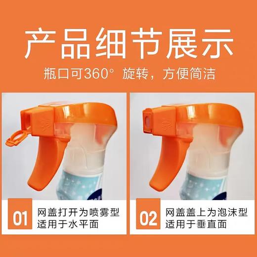 威猛先生厨房重油污净500g/瓶 清爽柠檬 厨房油烟机清洁油垢重油污强力除油垢污渍清洁剂 商品图4