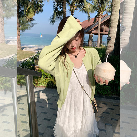 【169元任选2件】最后一波现货！4色圆领针织长袖开衫 商品图1