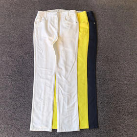 正品日单卡拉威女款高尔夫长裤，春秋款。只有白色L码，深蓝色S M L码各一件。