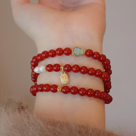 【手串】新中式天玛瑙多圈手串 多款可选 JD 商品图5