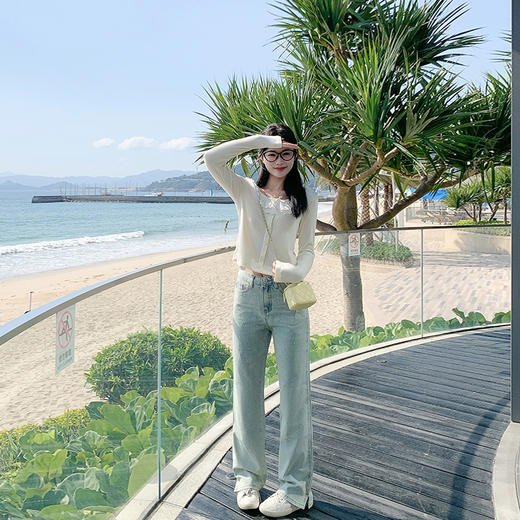 <曾小咸推荐>3.23现货秒杀 ！微信超特价！蝴蝶结花边短款T恤 日常139.99 立减80 秒杀59.99！！ 商品图4