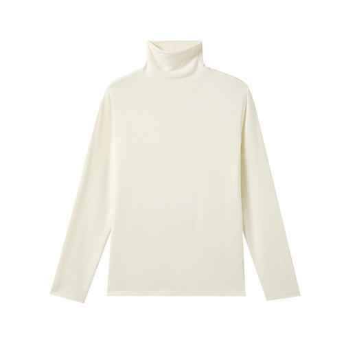 莱赛尔高领打底衫！2024女秋冬兰精天丝显瘦百搭针织衫羊毛保暖长袖上衣！ 商品图5