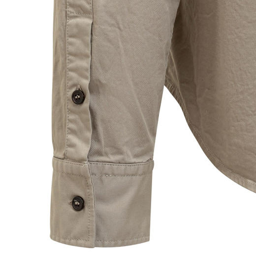 DSQUARED2 男士字母徽标印花棉质长袖衬衫 灰色 S74DM0835 S35175 801 商品图3