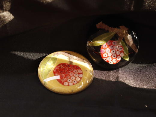 岭南荔枝押花冰箱贴 商品图5