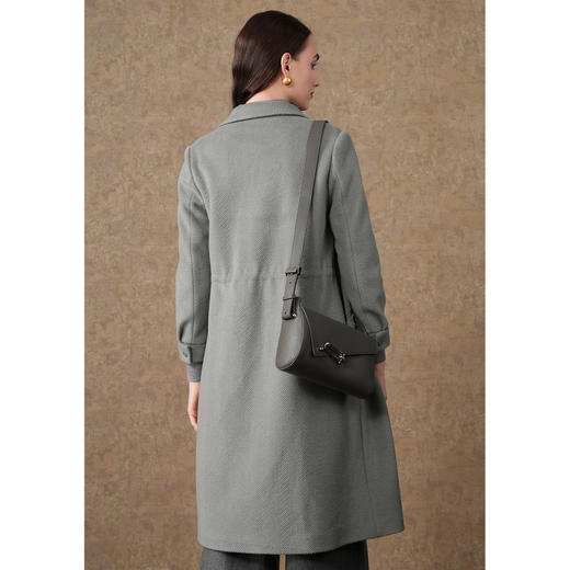 乔万尼新款驼绒羊毛大衣中长款毛呢大衣外套EM4A519 商品图4