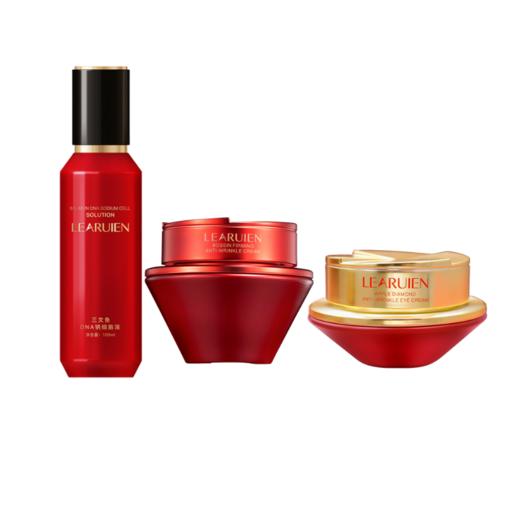 黎芮恩新年红抗皱紧致护肤三件套（玻色因紧致抗皱面霜30g+苹果眼霜25g+三文鱼DNA钠细胞液100ml） 商品图0