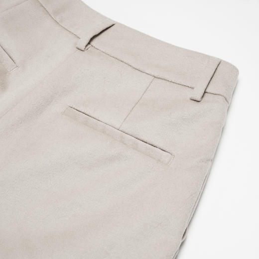 ROMI STUDIO“贵妇系列”驼绒混纺高腰直筒西裤23AWK681 商品图3